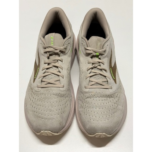 Brooks Adrenaline GTS 24 Mens Running Shoes Tan Beige Lime Green 1104371D217 14 main image 6